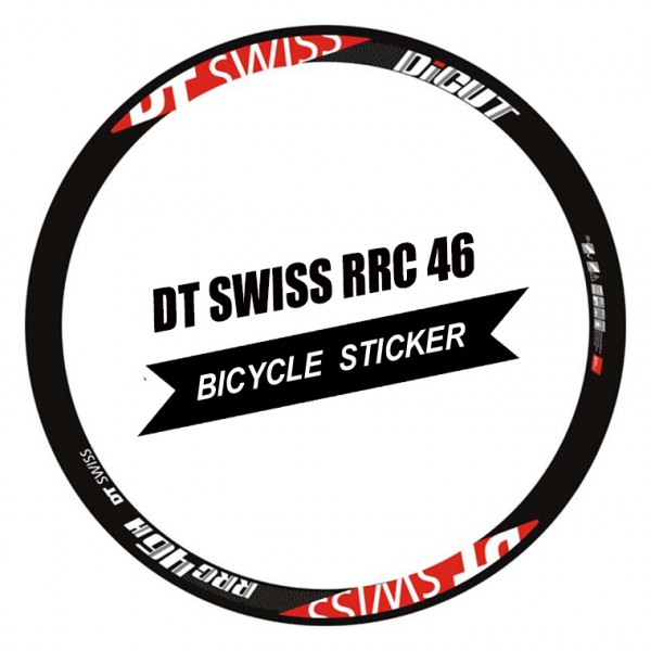 Mountain Bicycle Wheels MTB Rim Decal Stickers for DT SWISS RRC46 Bicycle Wheel Sticker